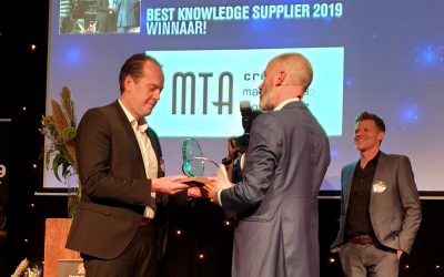 MTA wint Award Best Knowledge Supplier van Nederland 2019